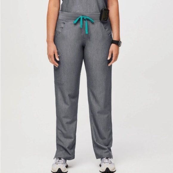 Figs Gray Straight Leg Pants - Picture 3 of 16